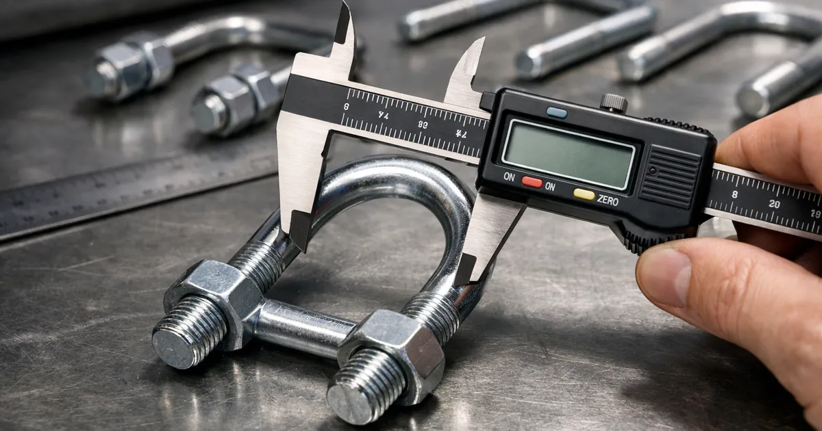 U Bolts Measurement Guide